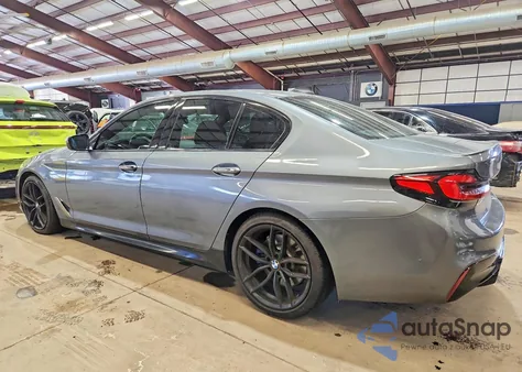 2019 BMW M550Xi из США, поврежденный, VIN WBAJB9C54KB287678